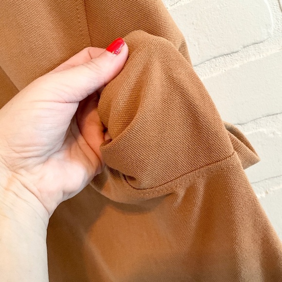 NWOT Inesis Men’s Polo Shirt Short Sleeve Preppy Neutral Golf Camel Tan XL - Picture 7 of 10